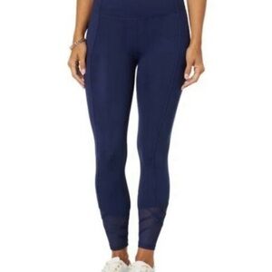 NWT Lilly Pulitzer Weekender High Rise Leggings True Navy Luxletic Size XXS